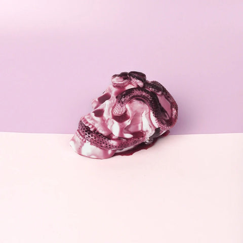 Pawtoto Halloween Skull Squishy Toy Handmade Food Grade Silicon Clay Feel Soft Quick Rebound