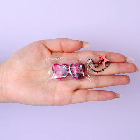 Pawtoto マルチエレメント 半透明の色合い ハート＆スターシリーズ スクイーズおもちゃ 手作り 食品グレードシリコン クリーミー粘土 柔らかく素早い反発