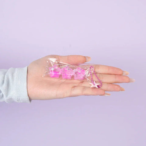 Pawtoto マルチエレメント 半透明の色合い ハート＆スターシリーズ スクイーズおもちゃ 手作り 食品グレードシリコン クリーミー粘土 柔らかく素早い反発