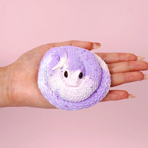 Pawtoto Hand-Painted Watercolor Hognose Snake Squishy Toy Handmade Food Grade Silicon