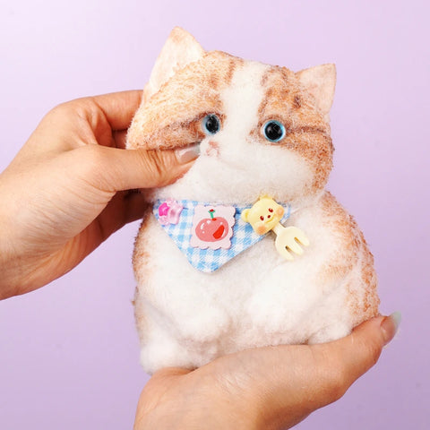 Pawtoto Handmade Cute Big Cat Squishy Toy Handmade