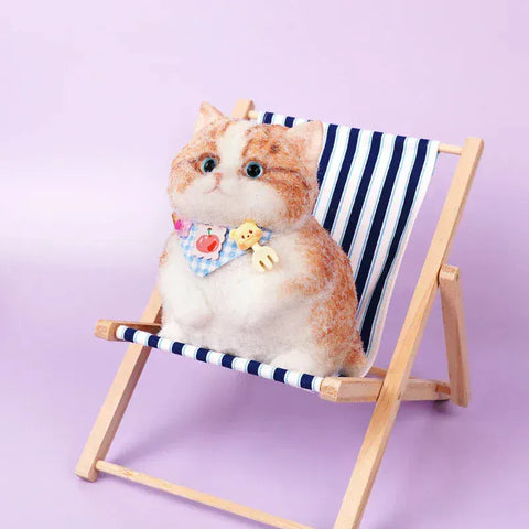 Pawtoto Handmade Cute Big Cat Squishy Toy Handmade