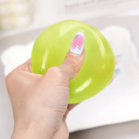 Pawtoto Grape Beads Pink-Handcrafted Grape Bead Sensory Squeeze Ball Squishy Toy Handmade