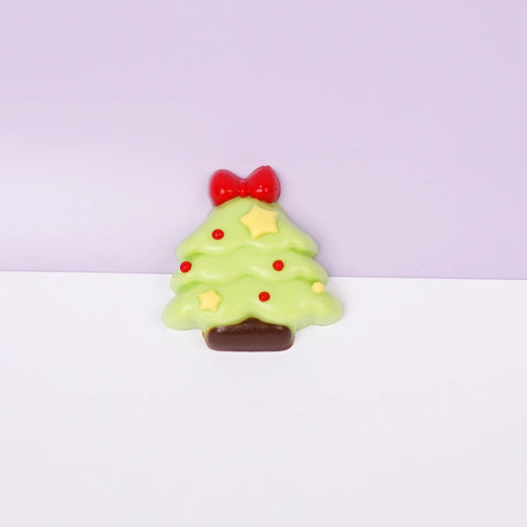 Pawtoto Jingle Bell Christmas Tree Squishy Toy Handmade Food Grade Silicon Creamy Clay Feel Soft Quick Rebound