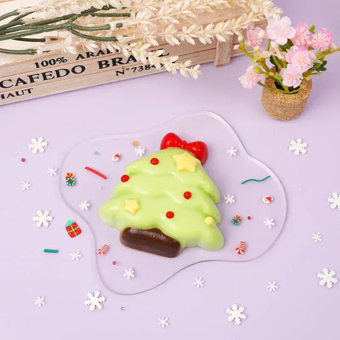 Pawtoto クリスマスシリーズ スクイーズおもちゃ 手作り 食品グレード シリコン粘土 柔らかくて素早く反発