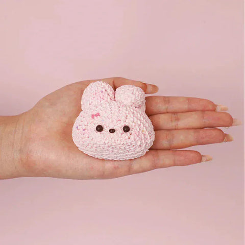 Pawtoto Knitted Little Animal Squishy Toy Handmade Food Grade Silicon Creamy Clay Feel Soft Quick Rebound