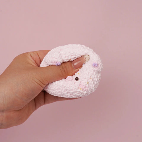 Pawtoto Knitted Little Animal Squishy Toy Handmade Food Grade Silicon Creamy Clay Feel Soft Quick Rebound