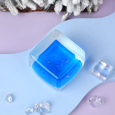 Pawtoto リキッドアイスキューブ（ミディアム）シリーズ スクイーズおもちゃ 手作り 食品グレードシリコン クリーミー粘土 柔らかく素早い反発