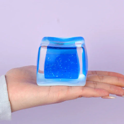 Pawtoto リキッドアイスキューブ（ミディアム）シリーズ スクイーズおもちゃ 手作り 食品グレードシリコン クリーミー粘土 柔らかく素早い反発