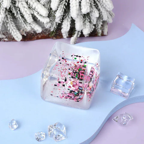 Pawtoto リキッドアイスキューブ（ミディアム）シリーズ スクイーズおもちゃ 手作り 食品グレードシリコン クリーミー粘土 柔らかく素早い反発