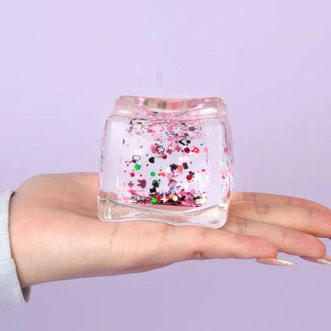 Pawtoto リキッドアイスキューブ（ミディアム）シリーズ スクイーズおもちゃ 手作り 食品グレードシリコン クリーミー粘土 柔らかく素早い反発