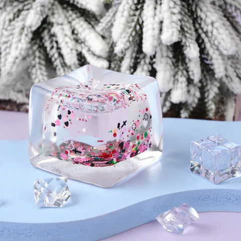 Pawtoto リキッドアイスキューブ（ミディアム）シリーズ スクイーズおもちゃ 手作り 食品グレードシリコン クリーミー粘土 柔らかく素早い反発