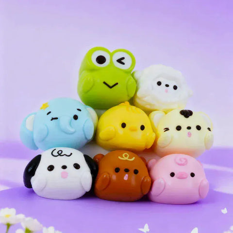 Pawtoto Little Animal Paradise Squishy Toy Handmade Food Grade Silicon Creamy Clay Feel Soft Quick Rebound
