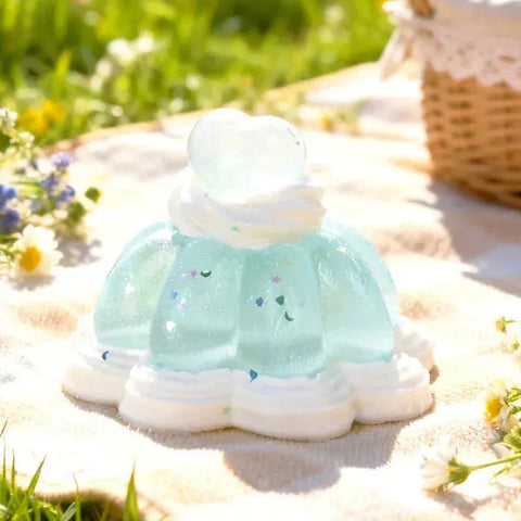 Pawtoto Fairy Wonderland Glimmer Cake Series Squishy Toy Handmade Food Grade Silicon Creamy Clay Feel Soft Quick Rebound