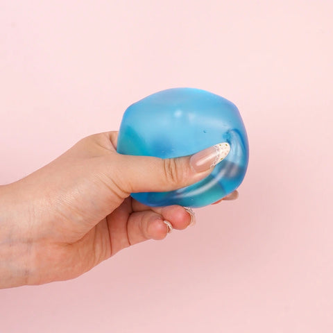 Pawtoto Grape Beads Pink-Handcrafted Grape Bead Sensory Squeeze Ball Squishy Toy Handmade