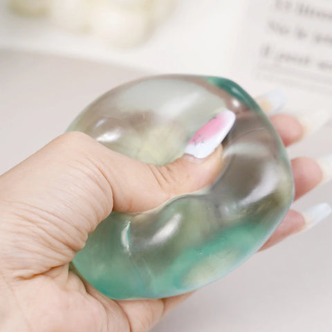 Pawtoto Maltose Cube Ice Squishy Toy Handmade Silicon Watery Feel Firm Soft Quick Rebound