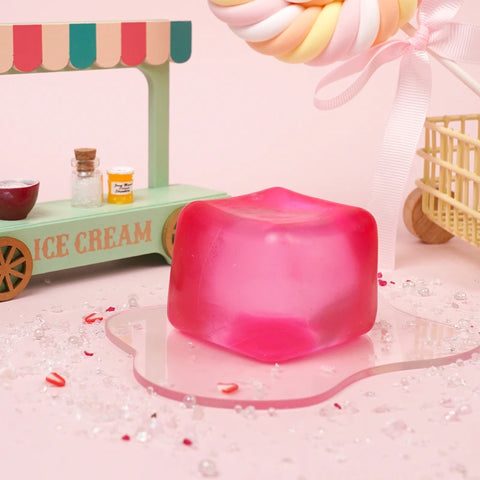 Pawtoto Grape Beads Pink-Handcrafted Grape Bead Sensory Squeeze Ball Squishy Toy Handmade