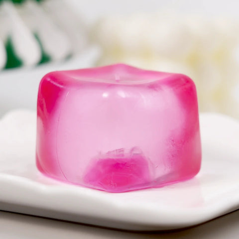 Pawtoto Maltose Cube Ice Squishy Toy Handmade Silicon Watery Feel Firm Soft Quick Rebound