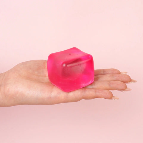 Pawtoto Grape Beads Pink-Handcrafted Grape Bead Sensory Squeeze Ball Squishy Toy Handmade