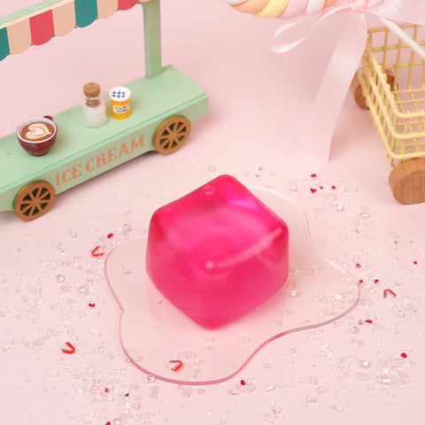 Pawtoto Grape Beads Pink-Handcrafted Grape Bead Sensory Squeeze Ball Squishy Toy Handmade