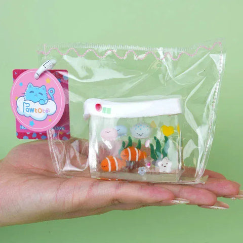 Pawtoto Marine Biotope Squishy Toy Handmade Food Grade Silicon Creamy Clay Feel Soft Quick Rebound