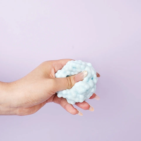 Pawtoto Grape Beads Pink-Handcrafted Grape Bead Sensory Squeeze Ball Squishy Toy Handmade