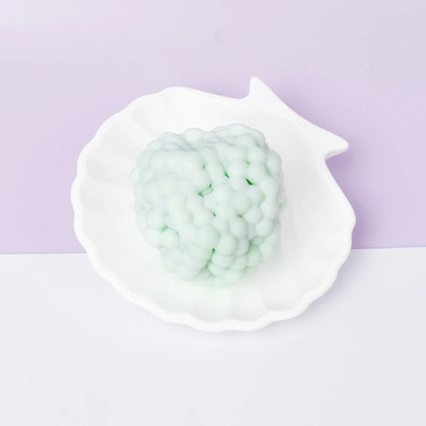 Pawtoto Grape Beads Pink-Handcrafted Grape Bead Sensory Squeeze Ball Squishy Toy Handmade