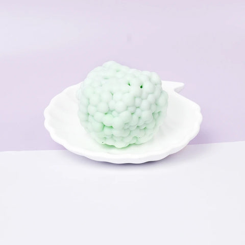 Pawtoto Grape Beads Pink-Handcrafted Grape Bead Sensory Squeeze Ball Squishy Toy Handmade