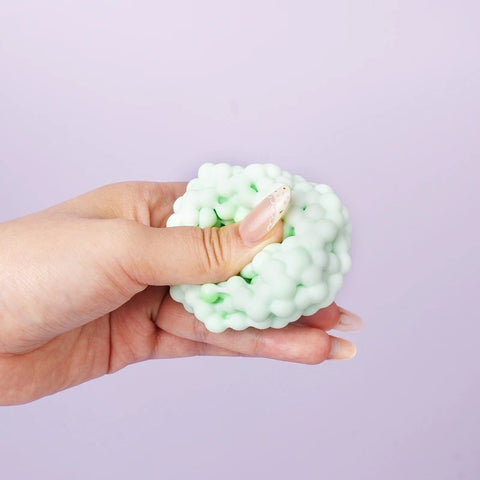 Pawtoto Grape Beads Pink-Handcrafted Grape Bead Sensory Squeeze Ball Squishy Toy Handmade