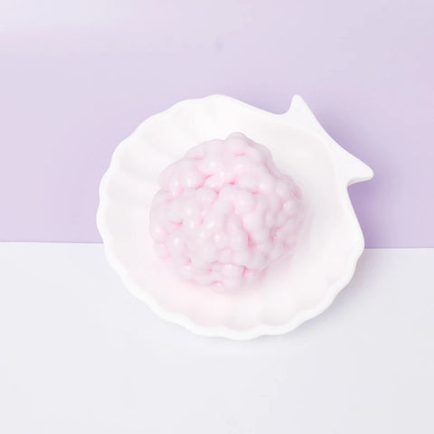 Pawtoto Grape Beads Pink-Handcrafted Grape Bead Sensory Squeeze Ball Squishy Toy Handmade