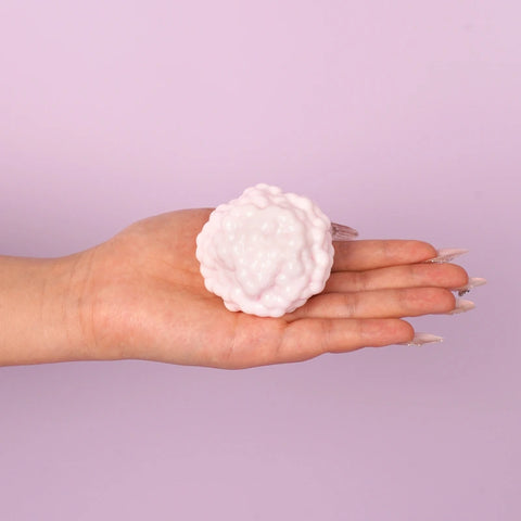 Pawtoto Grape Beads Pink-Handcrafted Grape Bead Sensory Squeeze Ball Squishy Toy Handmade