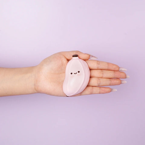 Pawtoto Little Chubby Banana Squishy Toy Handmade Food Grade Silicon Creamy Clay Feel Soft Quick Rebound