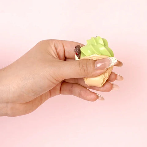 Pawtoto Pawtoto Mini Ice Cream Green Squishy Toy Handmade Food Grade Silicon  Squishy Toy Handmade Food Grade Silicon