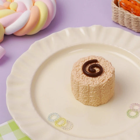 Pawtoto  Fish-Shaped Onigiri Squishy Toy Handmade Food Grade Silicon Creamy Clay Feel Soft Quick Rebound