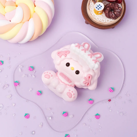 Pawtoto Little Lamb Squishy Toy Handmade Food Grade Silicon Creamy Clay Feel Soft Quick Rebound