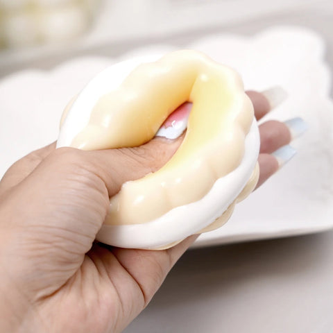 Pawtoto Cookies Squishy Toy Handmade Food Grade Silicon Creamy Clay Feel Soft Quick Rebound