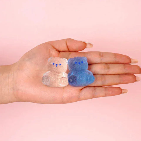 Pawtoto Handmade Sitting Bear Squishy Toy – Stress Relief Silicone Toy