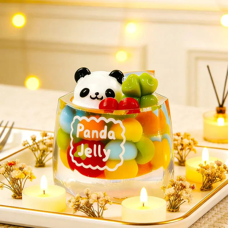 Pawtoto Panda Candy Aquarium Shaved Ice Squishy Toy Handmade Food Grade Silicon Creamy Clay Feel Soft Quick Rebound