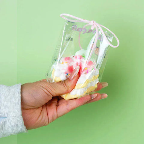 Pawtoto Fairy Wonderland Glimmer Cake Series Squishy Toy Handmade Food Grade Silicon Creamy Clay Feel Soft Quick Rebound