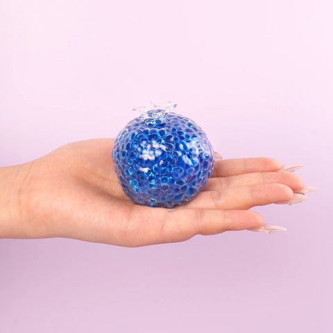 Pawtoto Grape Beads Pink-Handcrafted Grape Bead Sensory Squeeze Ball Squishy Toy Handmade