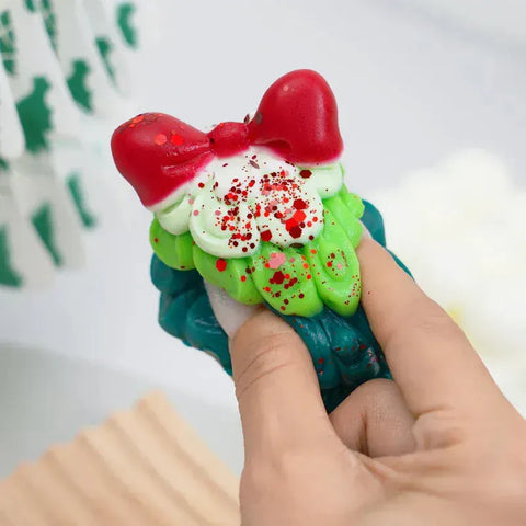 Pawtoto クリスマスシリーズ スクイーズおもちゃ 手作り 食品グレード シリコン粘土 柔らかくて素早く反発