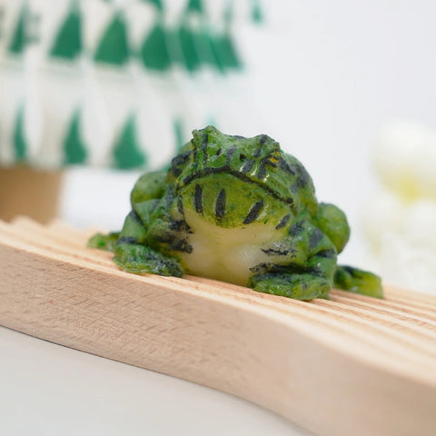 Pawtoto Realistic Frog Squishy Toy Handmade Food Grade Silicon Creamy Clay Feel Firm Soft Quick Rebound