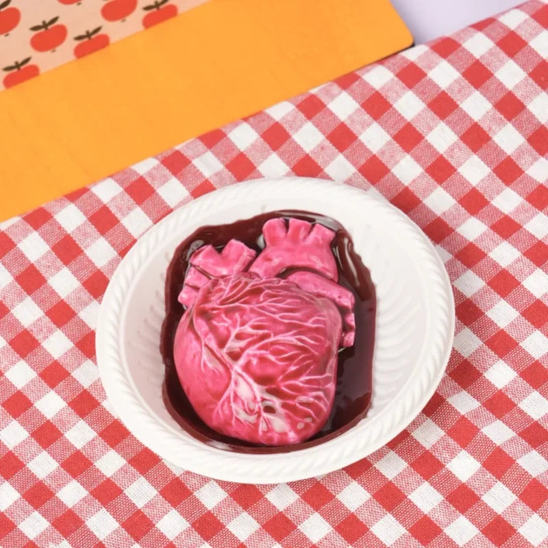 Pawtoto Realistic Silicone Heart Squishy Toy Food Grade Silicon Clay Feel Very Soft Slow Rebound