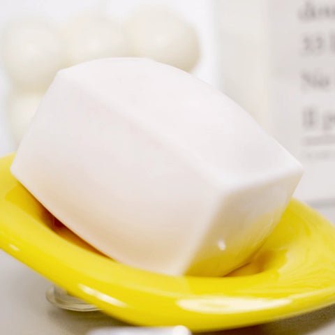 Pawtoto Realistic Tofu Cube White Squishy Toy Handmade Silicon Soft