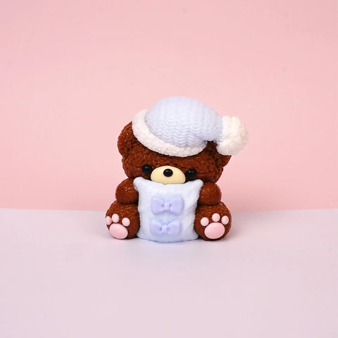 Pawtoto Little Cute Animals Series Squishy Toy Handmade Food Grade Silicon Creamy Clay Feel Soft Quick Rebound