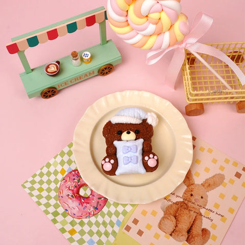 Pawtoto Little Cute Animals Series Squishy Toy Handmade Food Grade Silicon Creamy Clay Feel Soft Quick Rebound