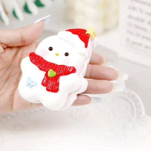 Pawtoto クリスマスシリーズ スクイーズおもちゃ 手作り 食品グレード シリコン粘土 柔らかくて素早く反発