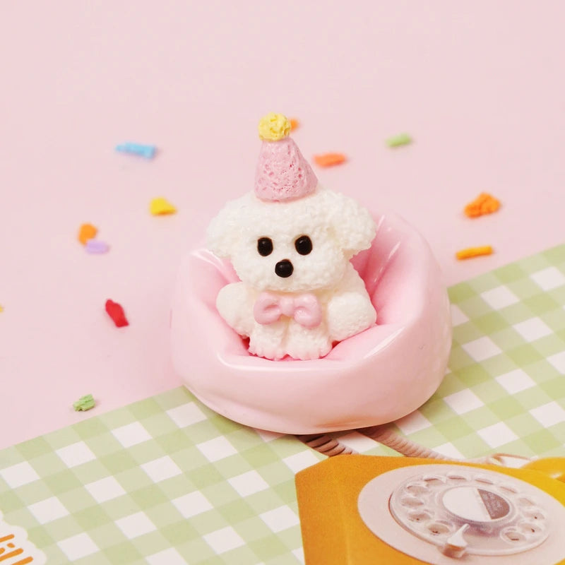 Pawtoto Mini Lovely Dog Squishy Toy Handmade Food Grade Silicon