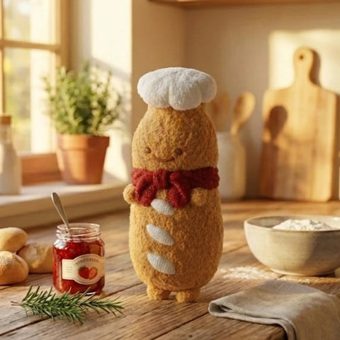 Pawtoto Starch Sausage Chef Squishy Toy Handmade Food Grade Silicon Creamy Clay Feel Soft Quick Rebound