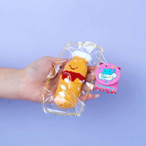 Pawtoto Starch Sausage Chef Squishy Toy Handmade Food Grade Silicon Creamy Clay Feel Soft Quick Rebound